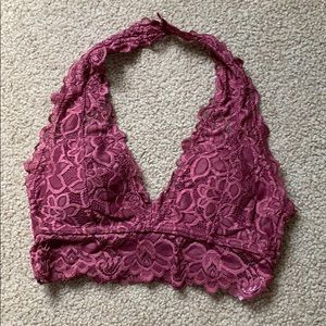 True Maroon Bralette